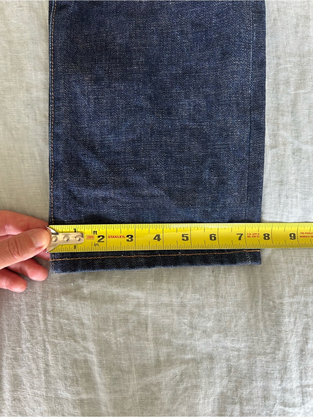 Rogue Territory Raw Japanese Denim Selvedge Made In USA Jeans 34x32 - Picture 9 of 10